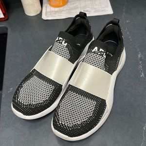 Lightly worn APL slide on sneakers